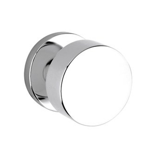 Baldwin 5055.260.idm.s Polished Chrome Half Dummy 5055 Solid Brass Knob with Your Choice of Small Rosette