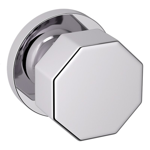 Baldwin 5073260IDM-PRE Polished Chrome Half Dummy Knob with 5046 Rose