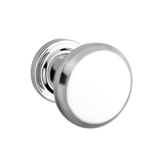 Baldwin 5023.260.pass.s Polished Chrome Passage 5023 Solid Brass Knob with Your Choice of Small Rosette
