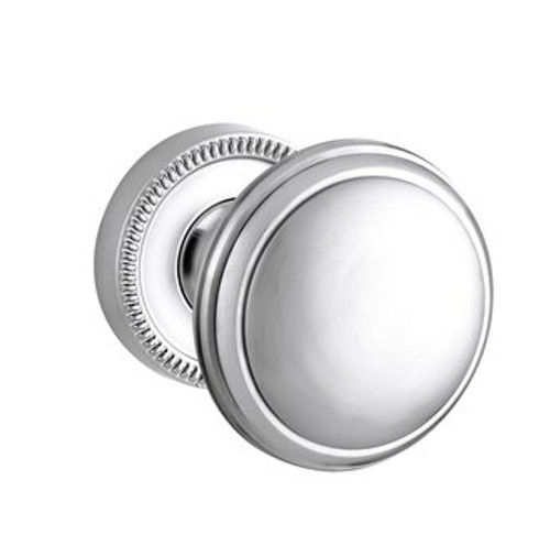 Baldwin 5069.260.pass.s Polished Chrome Passage 5069 Solid Brass Knob with Your Choice of Small Rosette