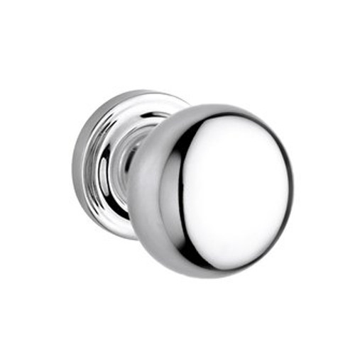 Baldwin 5000.260.pass.s Polished Chrome Passage 5000 Solid Brass Knob with Your Choice of Small Rosette
