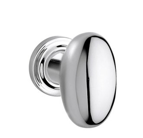 Baldwin 5024.260.priv.s Polished Chrome Privacy 5024 Solid Brass Knob with Your Choice of Small Rosette