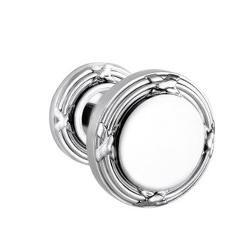 Baldwin 5013.260.priv.s Polished Chrome Privacy 5013 Solid Brass Knob with Your Choice of Small Rosette