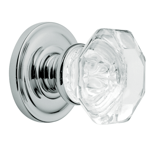 Baldwin 5080.140.priv Polsihed Nickel Privacy 5080 Filmore Knob with Your Choice of Rosette