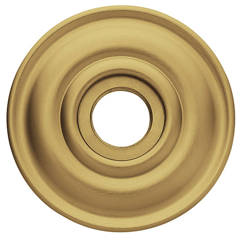 Baldwin 5048/5148.060 Satin Brass & Brown 2.625" Rosette