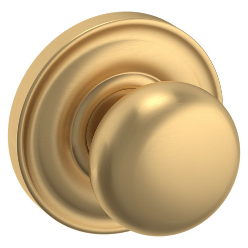 Baldwin 5030033IDM-PRE Vintage Brass Half Dummy Knob with 5048 Rose