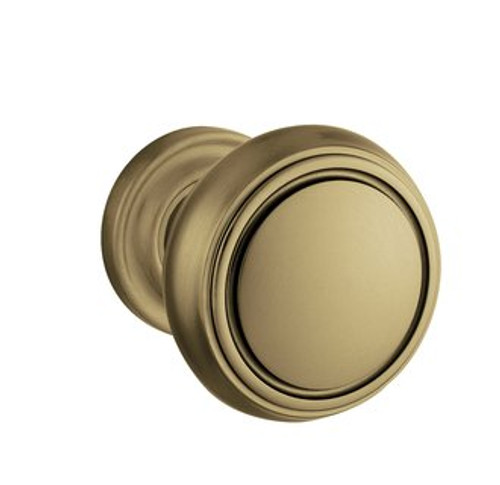 Baldwin 5068.033.idm.s Vintage Brass Half Dummy 5068 Solid Brass Knob with Your Choice of Small Rosette