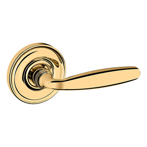 Baldwin 5106003FD-PRE Lifetime Brass Full Dummy Lever with 5048 Rose