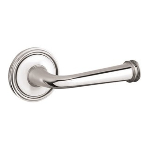 Baldwin 5116.055.fd Lifetime Polished Chrome Full Dummy 5116 Solid Brass Lever with Your Choice of Rosette