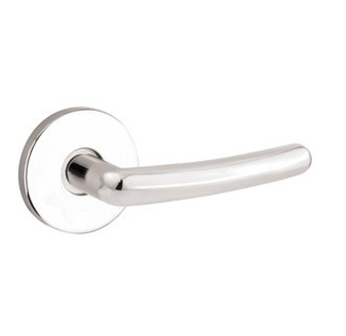 Baldwin 5165.055.fd Lifetime Polished Nickel Full Dummy 5165 Solid Brass Lever with Your Choice of Rosette
