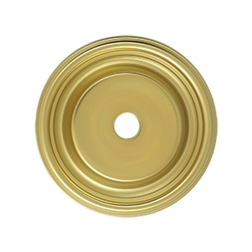 Deltana BPRC150U3 Polished Brass 1-1/2" Solid Brass Base Plate