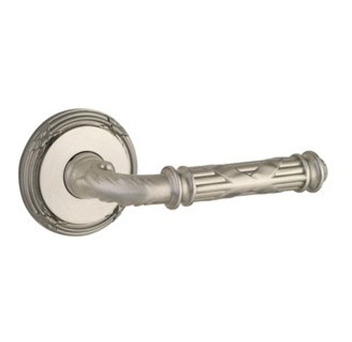 Baldwin 5122.056.fd Lifetime Satin Nickel Full Dummy 5122 Solid Brass Lever with Your Choice of Rosette