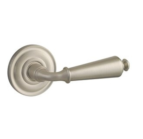 Baldwin 5125.056.fd Lifetime Satin Nickel Full Dummy 5125 Solid Brass Lever with Your Choice of Rosette