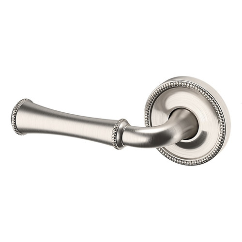 Baldwin 5118056LDM-PRE Lifetime Satin Nickel Left Handed Half Dummy Lever with 5076 Rose