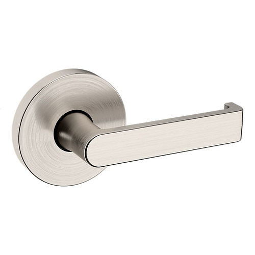 Baldwin 5105056PASS-PRE Lifetime Satin Nickel Passage Lever with 5046 Rose