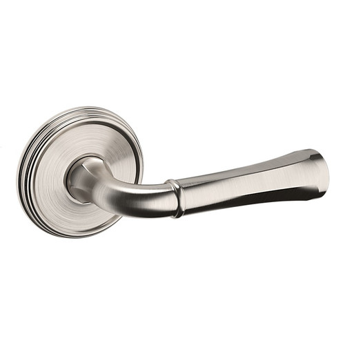 Baldwin 5113056PASS-PRE Lifetime Satin Nickel Passage Lever with 5078 Rose