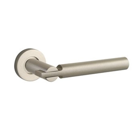 Baldwin 5161.056.pass.s Lifetime Satin Nickel Passage 5161 Solid Brass Lever with Your Choice of Small Rosette