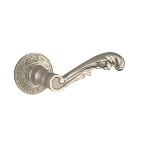 Baldwin 5121.056.priv.s Lifetime Satin Nickel Privacy 5121 Solid Brass Lever with Your Choice of Small Rosette