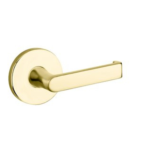 Baldwin 5105.031.idm Non-lacquered Brass Half Dummy 5105 Solid Brass Lever with Your Choice of Rosette