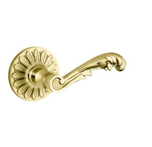 Baldwin 5121.031.priv Non-lacquered Brass Privacy 5121 Solid Brass Lever with Your Choice of Rosette