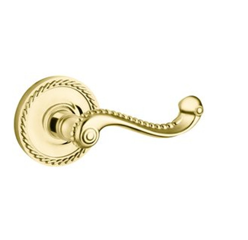 Baldwin 5104.031.priv Non-lacquered Brass Privacy 5104 Solid Brass Lever with Your Choice of Rosette