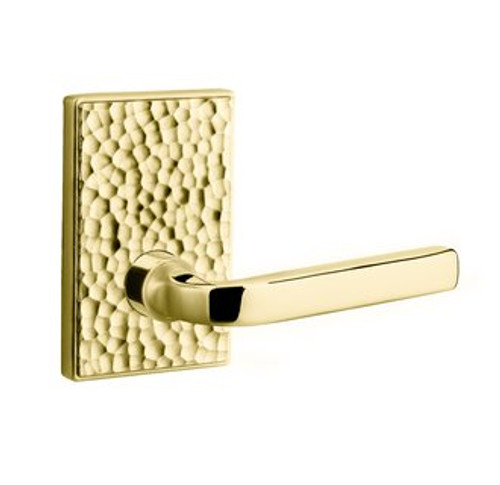 Baldwin 5190.031.priv Non-lacquered Brass Privacy 5190 Solid Brass Lever with Your Choice of Rosette