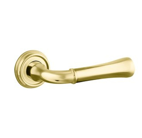Baldwin 5113.031.priv.s Non-lacquered Brass Privacy 5113 Solid Brass Lever with Your Choice of Small Rosette