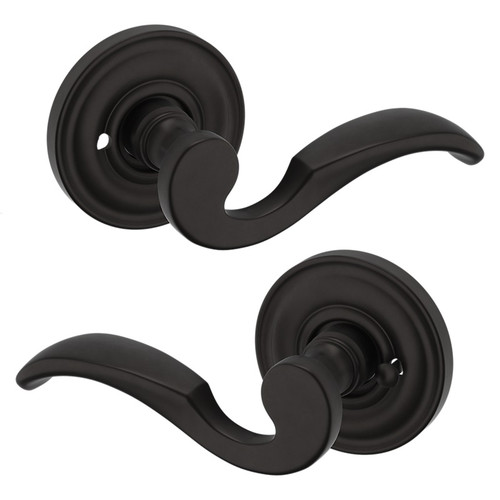 Baldwin 5152102PRIV-PRE Oil Rubbed Bronze Privacy Lever with 5048 Rose