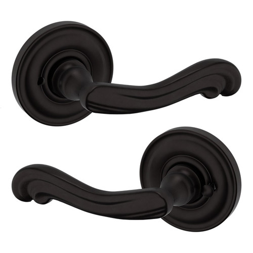 Baldwin 5108102PRIV-PRE Oil Rubbed Bronze Privacy Lever with 5048 Rose