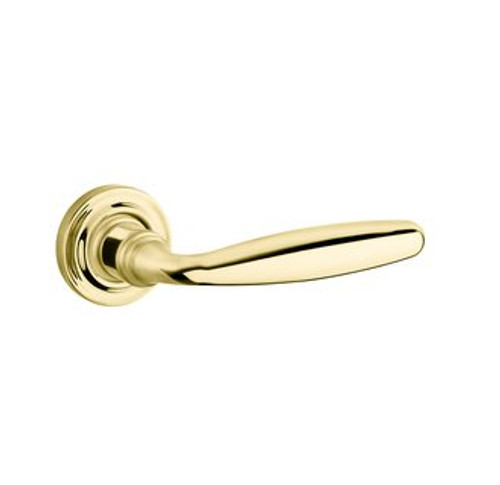 Baldwin 5106.031.priv.s Polished Brass Privacy 5106 Solid Brass Lever with Your Choice of Small Rosette