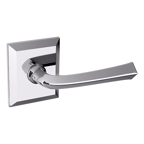 Baldwin 5141260FD-PRE Polished Chrome Full Dummy Lever with R033 Rose