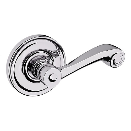 Baldwin 5103260FD-PRE Polished Chrome Full Dummy Lever with 5048 Rose