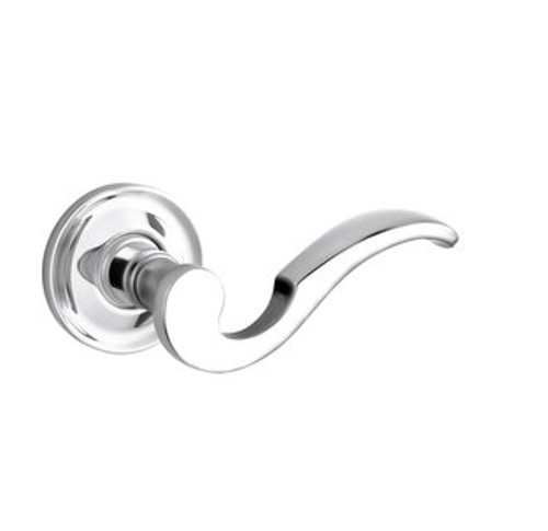 Baldwin 5152.260.pass.s Polished Chrome Passage 5152 Solid Brass Lever with Your Choice of Small Rosette