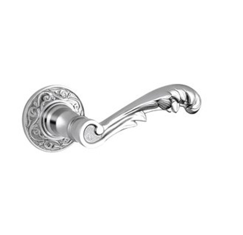 Baldwin 5121.260.priv.s Polished Chrome Privacy 5121 Solid Brass Lever with Your Choice of Small Rosette