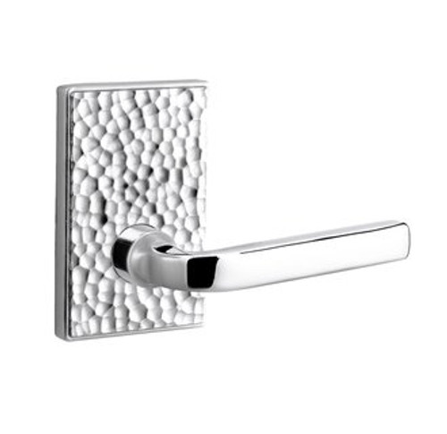Baldwin 5190.260.priv Polished Chrome Privacy 5190 Solid Brass Lever with Your Choice of Rosette
