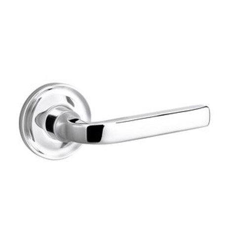 Baldwin 5190.260.priv.s Polished Chrome Privacy 5190 Solid Brass Lever with Your Choice of Small Rosette
