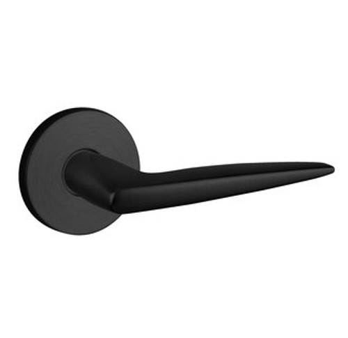 Baldwin 5166.190.fd Satin Black Full Dummy 5166 Solid Brass Lever with Your Choice of Rosette