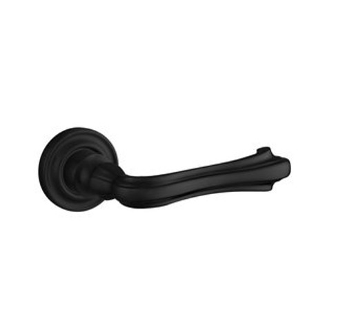 Baldwin 5101.190.pass.s Satin Black Passage 5101 Solid Brass Lever with Your Choice of Small Rosette