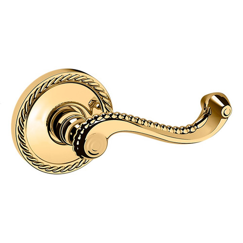 Baldwin 5104031FD-PRE Unlacquered Brass Full Dummy Lever with 5004 Rose