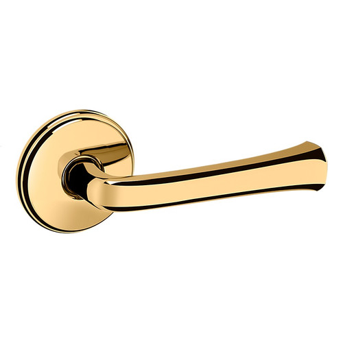 Baldwin 5112031FD-PRE Unlacquered Brass Full Dummy Lever with 5075 Rose
