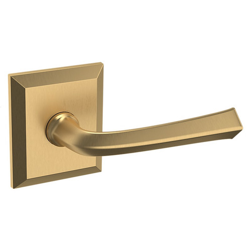 Baldwin 5141033PASS-PRE Vintage Brass Passage Lever with R033 Rose