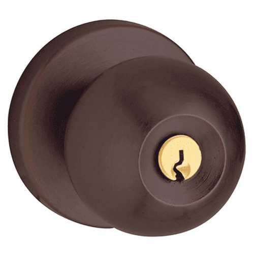 Baldwin 5219112ENTR Venetian Bronze Keyed Entry Contemporary Knob with 5046 Rose