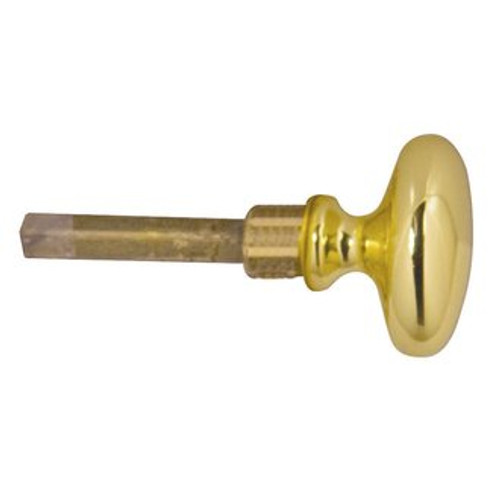 Baldwin 6721.003 Lifetime Polished Brass Turn Knob for 6751 & 6756