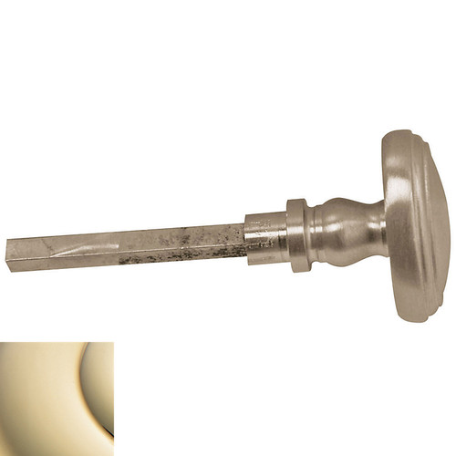 Baldwin 6725.003 Lifetime Polished Brass Turn Knob for 6732