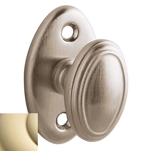 Baldwin 6732.031 Non-lacquered Brass Turn Piece with Backplate