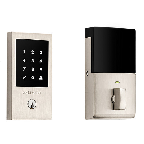 Baldwin 8225056 Stand Alone Minneapolis Touchscreen Deadbolt Lifetime Satin Nickel Finish