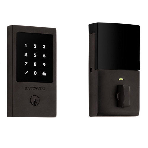 Baldwin 8225102ZW Z-Wave Minneapolis Touchscreen Deadbolt Oil Rubbed Bronze Finish