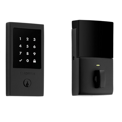 Baldwin 8225190ZW Z-Wave Minneapolis Touchscreen Deadbolt Satin Black Finish