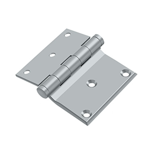 Deltana DHS3035U26D Satin Chrome Half Surface Hinge Solid Brass