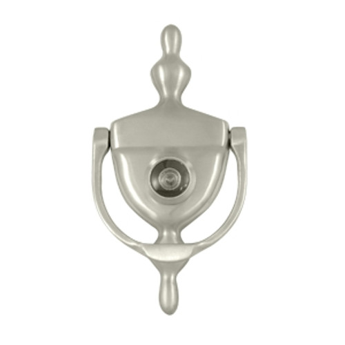 Deltana DKV630U15 Satin Nickel Door Knocker with Viewer